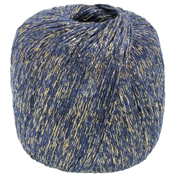 Lana Grossa Brillino 35 Jeans/Gold