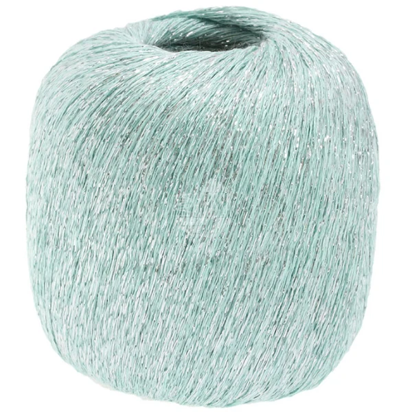 Lana Grossa Brillino 11 Pastellgrün/Silber