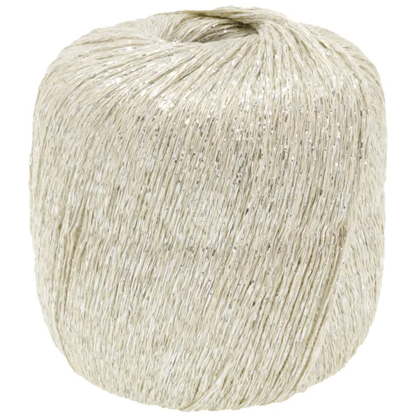 Lana Grossa Brillino 32 Creme/Silber