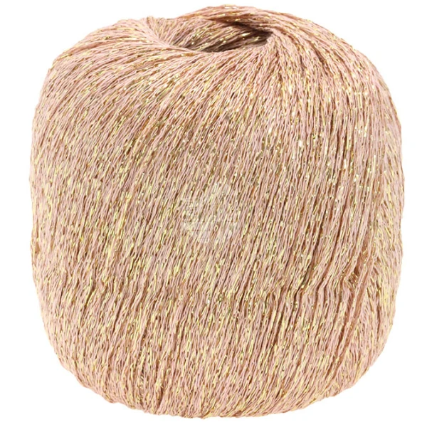 Lana Grossa Brillino 19 Altrosa/Gold