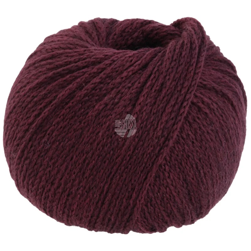 Lana Grossa Cool Merino 28 Rotbraun