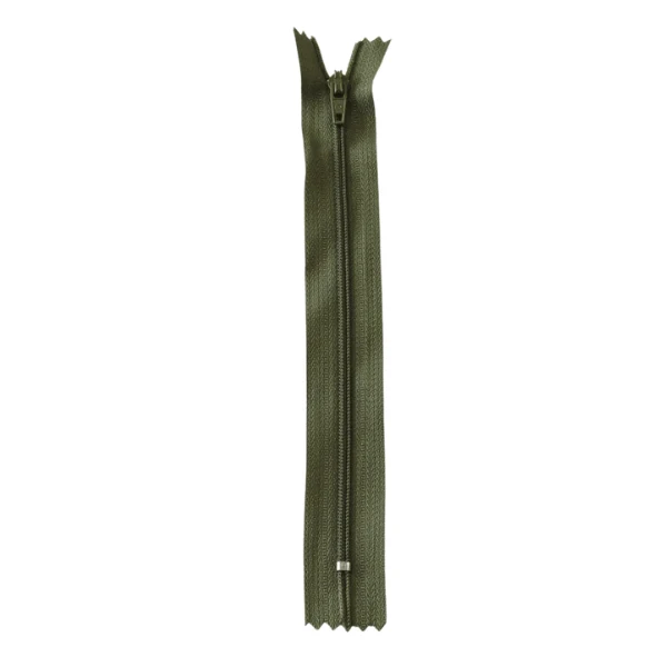Cose Spiralreißverschluss, 4 mm (14-50 cm) 663 Armeegrün
