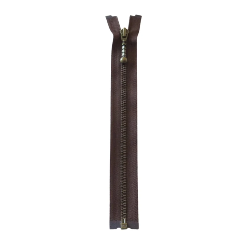 YKK Teilbarer Reißverschluss Metall 4 mm (25-65 cm) 570 Braun
