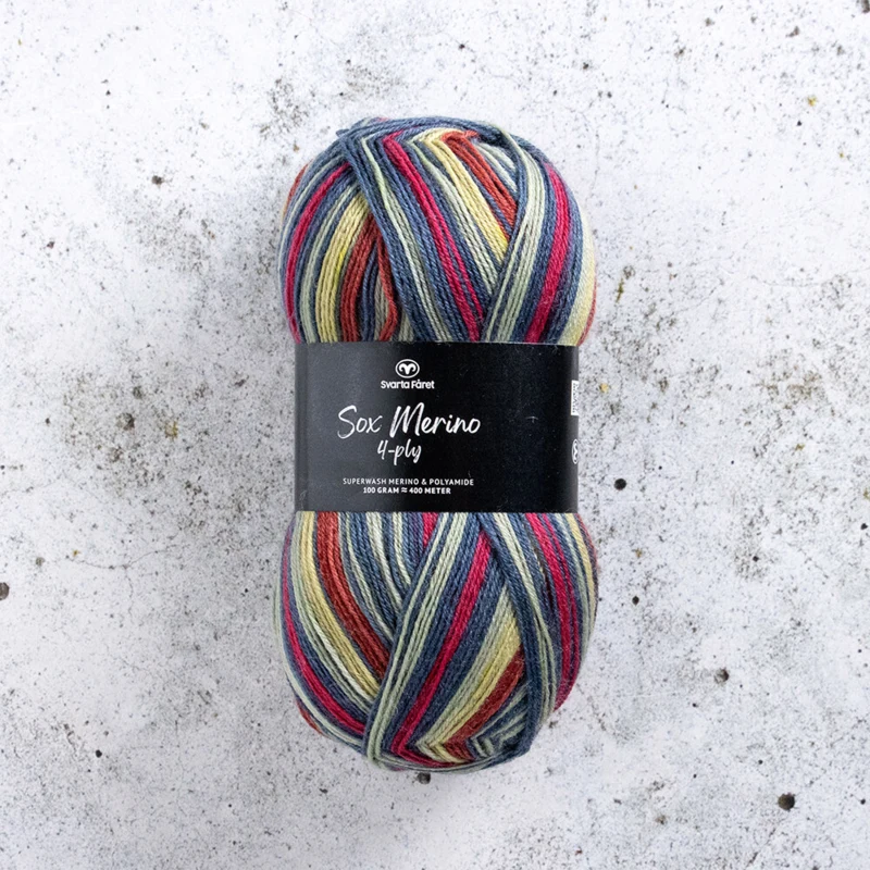 Svarta Fåret Sox Merino 4 ply 20 Apfelpresse