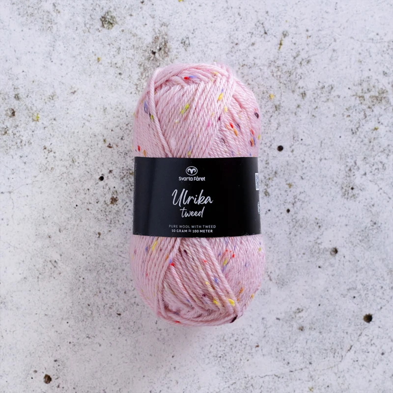 Svarta Fåret Ulrika Tweed 03 Rosa Salz