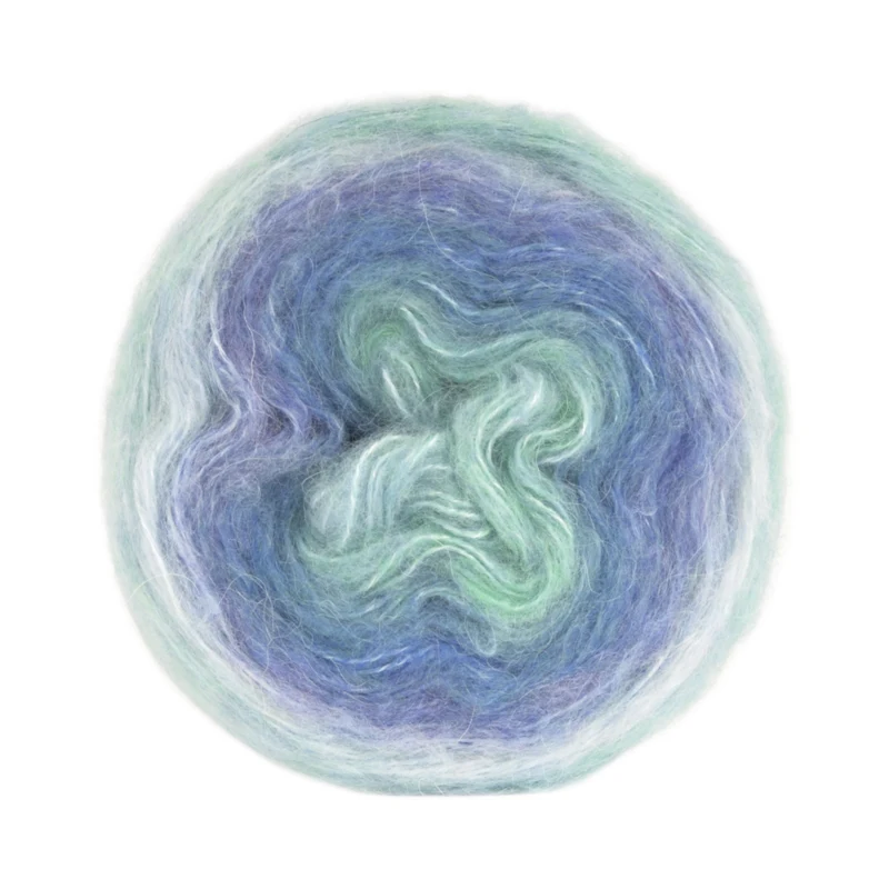 Gjestal Poppis 3106 Blau/Lavendel/Türkis Farbverlauf