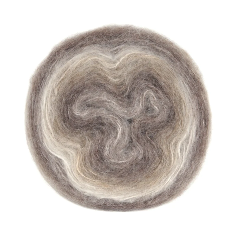 Gjestal Poppis 3102 Beige/Braun/Latte Farbverlauf