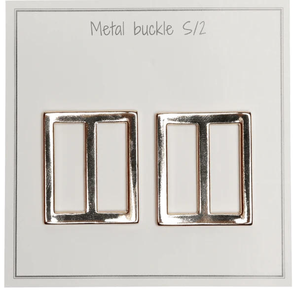 Go Handmade Metallschnalle 31 x 28 mm, Gold