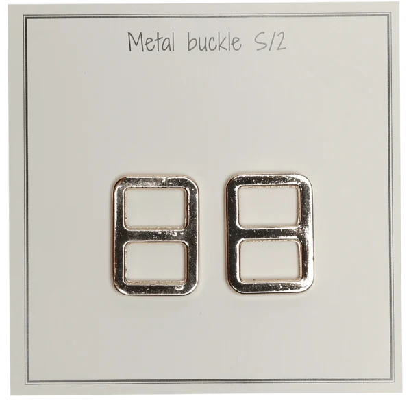 Go Handmade Metallschnalle 25 x 19 mm, Gold