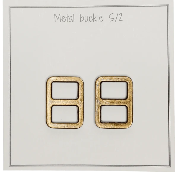 Go Handmade Metallschnalle 25 x 19 mm, Bronze