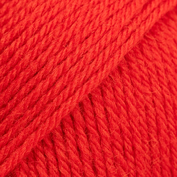 DROPS Saga 44 Knallrot (Uni Colour)