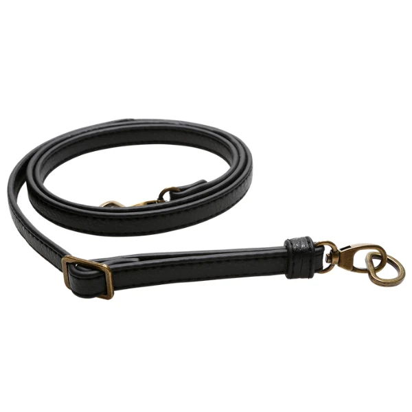 Go Handmade Schulterriemen für Taschen 130 cm 12 mm, Schwarz, Bronze