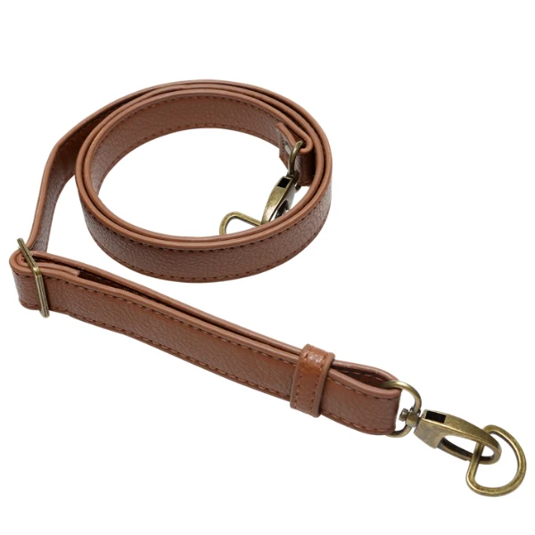 Go Handmade Schulterriemen für Taschen 130 cm 25 mm, Braun, Bronze