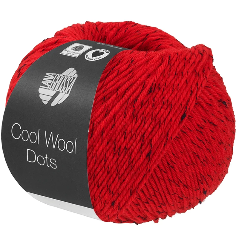 Lana Grossa Cool Wool Dots 05 Rot