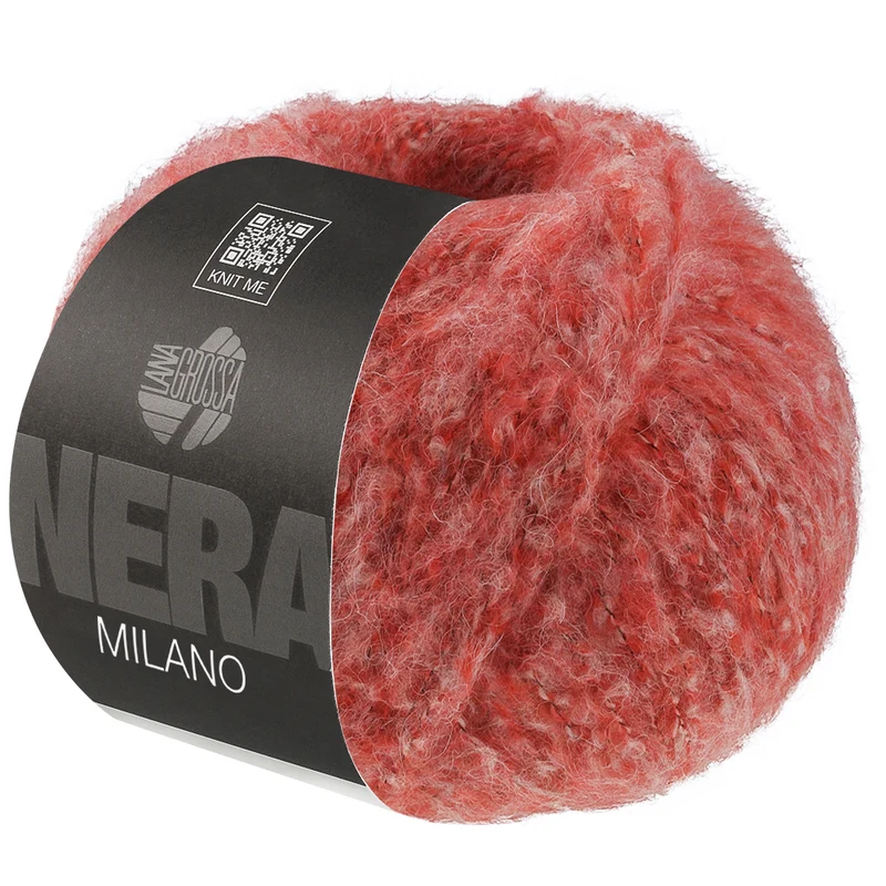 Lana Grossa Milano 14 Hellrot meliert
