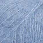 DROPS BRUSHED Alpaca Silk 28 Pazifikblau (Uni colour)