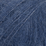 DROPS BRUSHED Alpaca Silk 39 Marineblau (Uni colour)