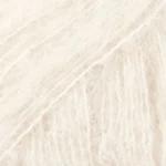 DROPS BRUSHED Alpaca Silk 01 Natur (Uni colour)