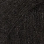 DROPS BRUSHED Alpaca Silk 16 Schwarz (Uni colour)