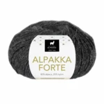 Du Store Alpakka Forte 710 Anthrazit Meliert