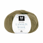 Dale Natural Lanolin Wool 1458 Olivgrün
