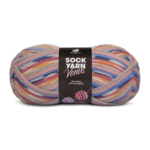 Mayflower Sock Yarn Universe Venus 06 Grau/Puderblau/Kornblumenblau/Curry/Marineblau