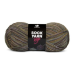 Mayflower Sock Yarn Universe Vega 03 Armeegrün/Oliv/Dunkelgrau/Hellgrau