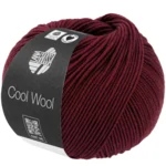 Lana Grossa Cool Wool 2124 Dunkles Rosenrot