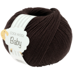 Lana Grossa Cool Wool Baby 333 Schwarzbraun