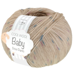 Lana Grossa Cool Wool Baby 371 Hellbeige/Türkis/Lila