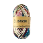 Navia Sock Yarn 520 Grün meliert
