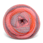 Mayflower Taormina 018 Leuchtendes Orange/ Flamingo/ Verblasstes Blau/ Kornblume