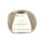 Katia Cotton-Cashmere 91 Grau Beige