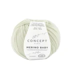 Katia Concept Merino Baby 155 Weißlich grün