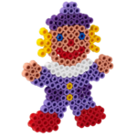 Hama Maxi Stiftplatte, transparent - Clown 8219