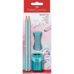 Faber-Castell, Sparkle Bleistiftset, sortierte Farben Ocean metallic