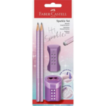 Faber-Castell, Sparkle Bleistiftset, sortierte Farben Violet metallic