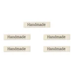 Handmade, Lang  Natur, Schwarz, Harnet Serif