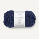 Sandnes Alpakka Ull 5585 Marineblau Tweed
