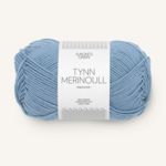 Sandnes Tynn Merinoull 6032 Blaue Hortensie