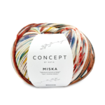 Katia Concept Miska Socks 103 Blau-Kamel-Ockergelb