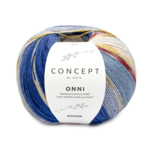 Katia Concept Onni Socks 401 Grau-Blau-Burgunderrot