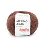 Katia Merino Aran 110 Rotbraun