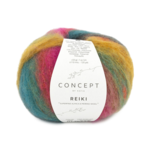 Katia Concept Reiki 200 Orange-Fuchsia-Grün-Blaugrün-Ocker