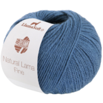 Lana Grossa Natural Lama Fine 105 Taubenblau