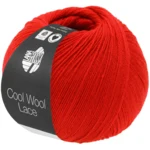 Lana Grossa Cool Wool Lace 68 Leuchtendrot
