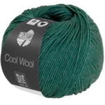 Lana Grossa Cool Wool Mélange 1505 Dunkelgrün meliert