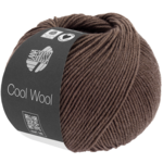 Lana Grossa Cool Wool Mélange 1435 Kaffeebraun meliert