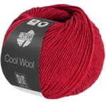 Lana Grossa Cool Wool Mélange 1501 Kirschrot meliert