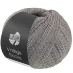 Lana Grossa Vintage Socks 1020 Hell-/Dunkelgrau meliert